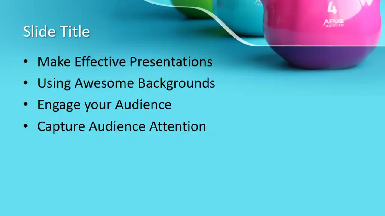 Free Kettlebells PowerPoint Template
