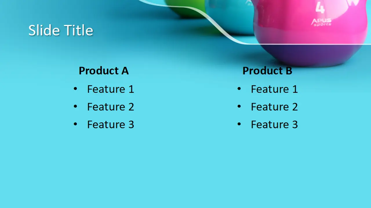 Free Kettlebells PowerPoint Template