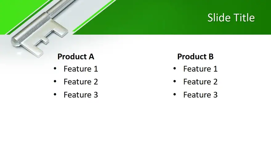 Free Key to Health PowerPoint Template