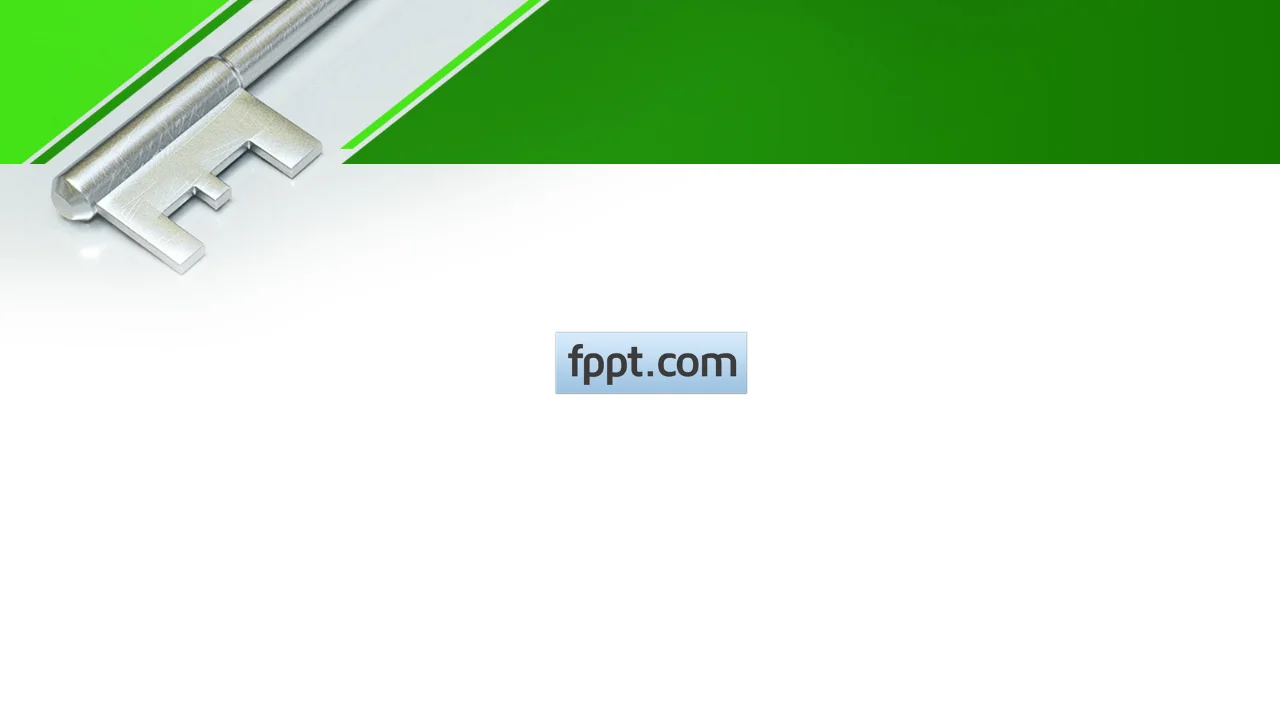Free Key to Health PowerPoint Template
