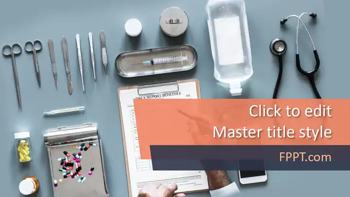 Free Medical Equipment PowerPoint Template