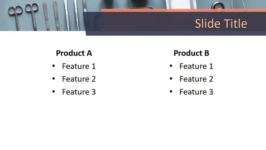 Free Medical Equipment PowerPoint Template