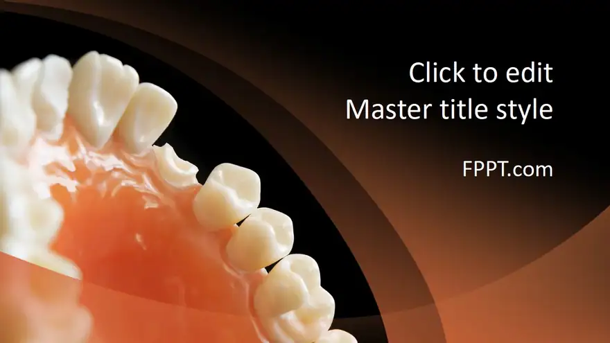 Free Odontology PowerPoint Template