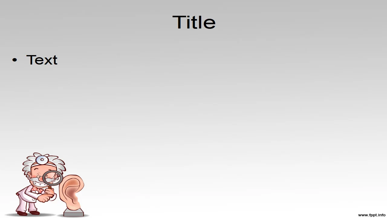Free Otorhinolaryngology Powerpoint