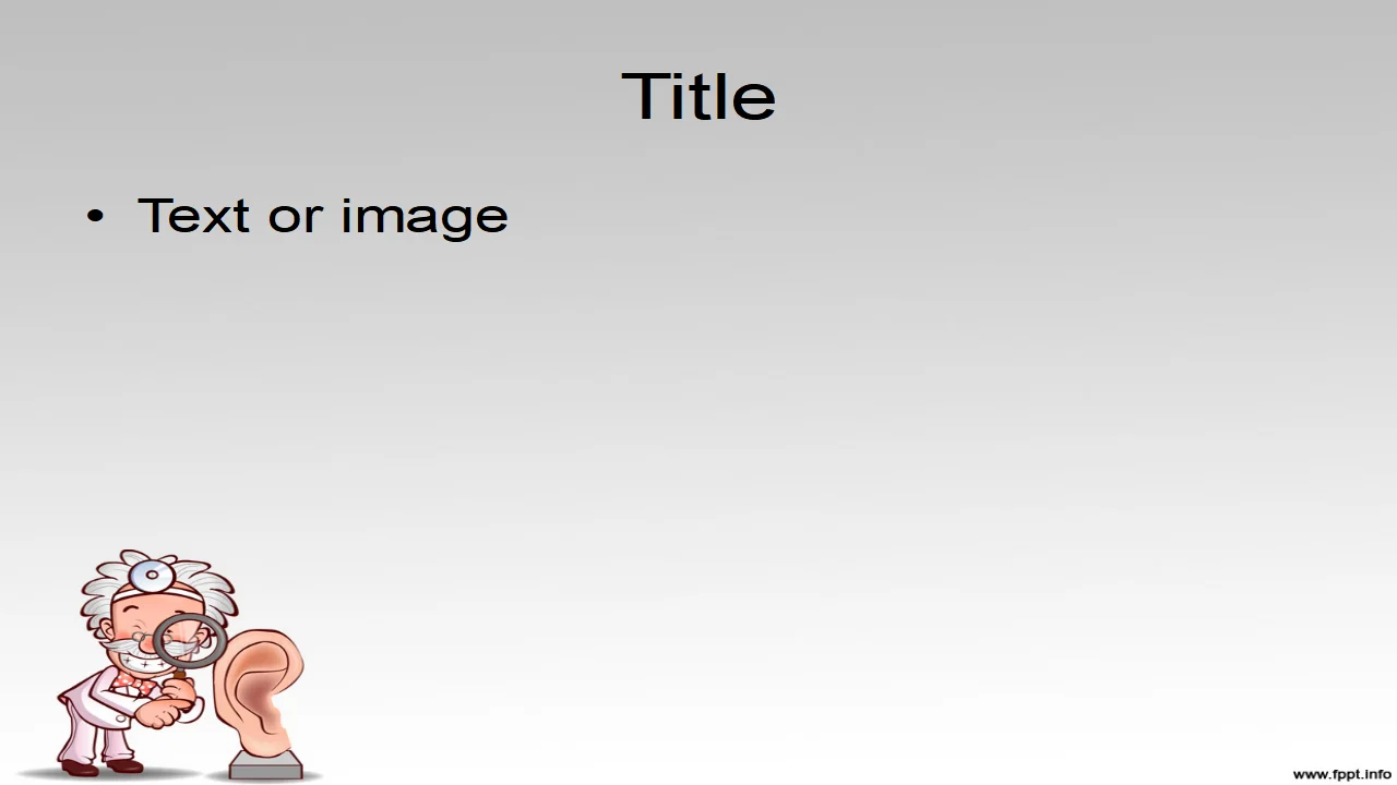 Free Otorhinolaryngology Powerpoint