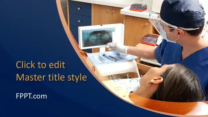 Free Stomatology Clinic PowerPoint Template