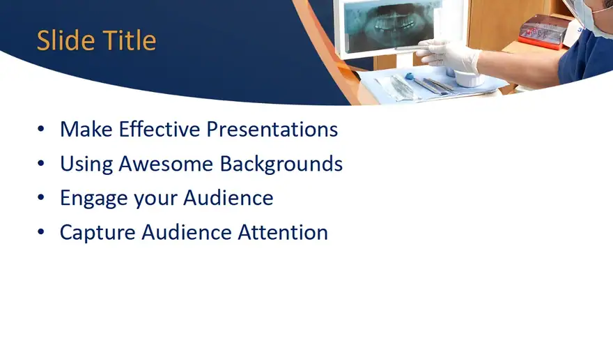 Free Stomatology Clinic PowerPoint Template