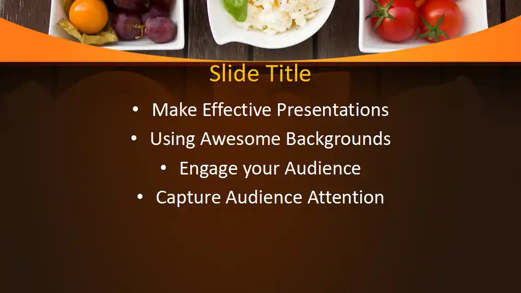 Free Vegetarian PowerPoint Template