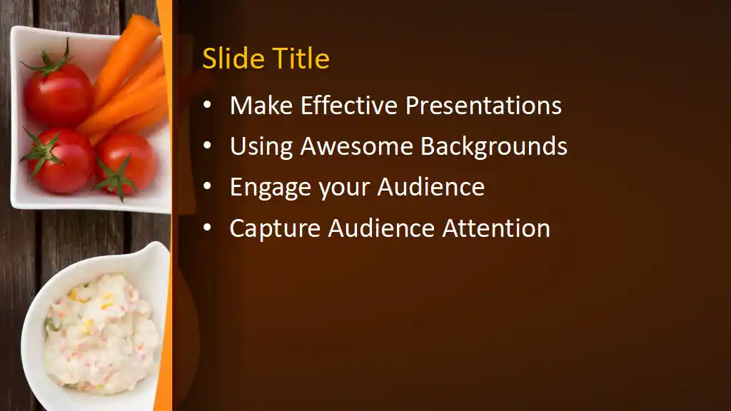 Free Vegetarian PowerPoint Template