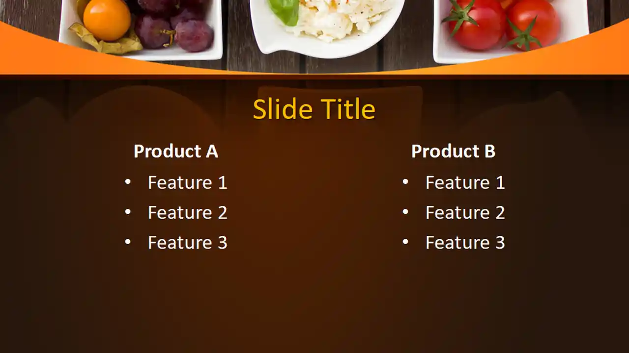 Free Vegetarian PowerPoint Template