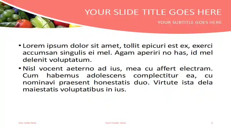 Fruits PowerPoint Template