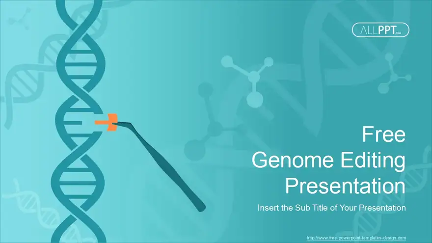 Genome Editing Medical PowerPoint Templates