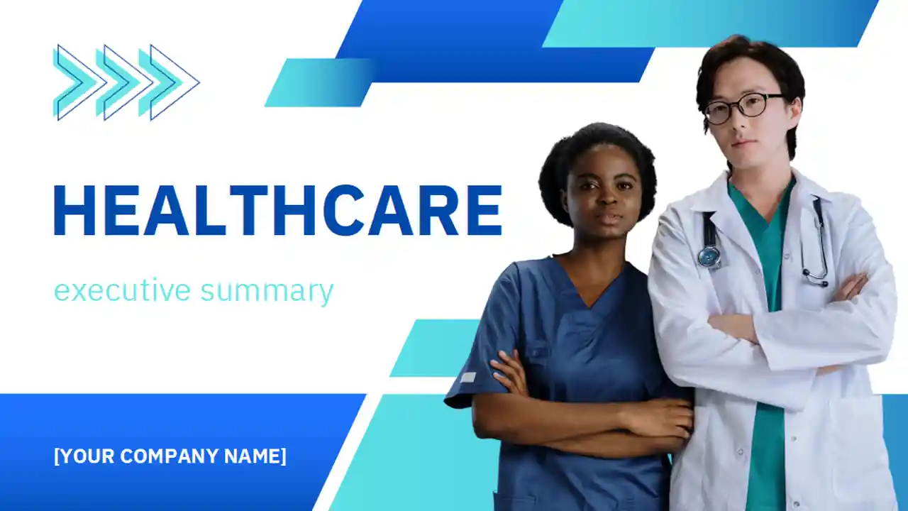 Healthcare Executive Summary Infographics