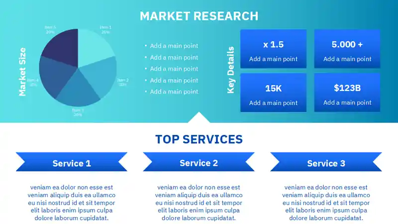Healthcare Executive Summary Infographics