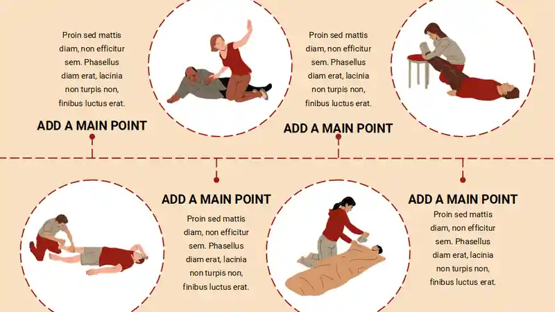 Illustrated First Aid & Medicine Life Skills Slides