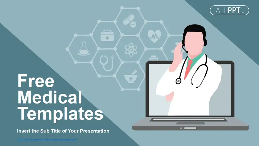 Online Doctor Medical PowerPoint Templates