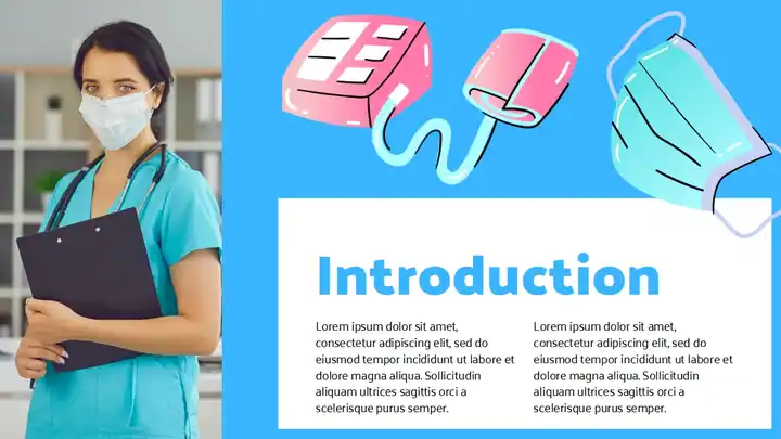 Patients and Nurses Medical Theme Slides