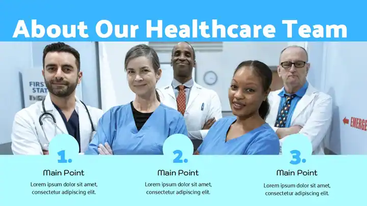 Patients and Nurses Medical Theme Slides