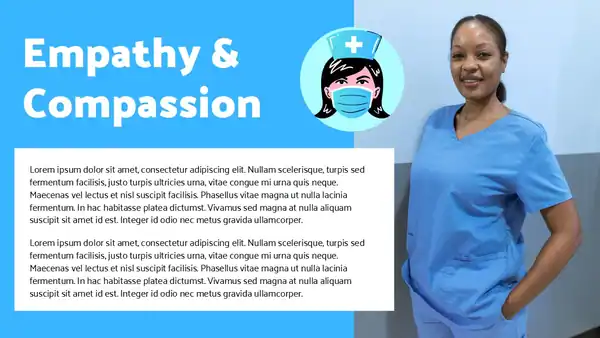 Patients and Nurses Medical Theme Slides