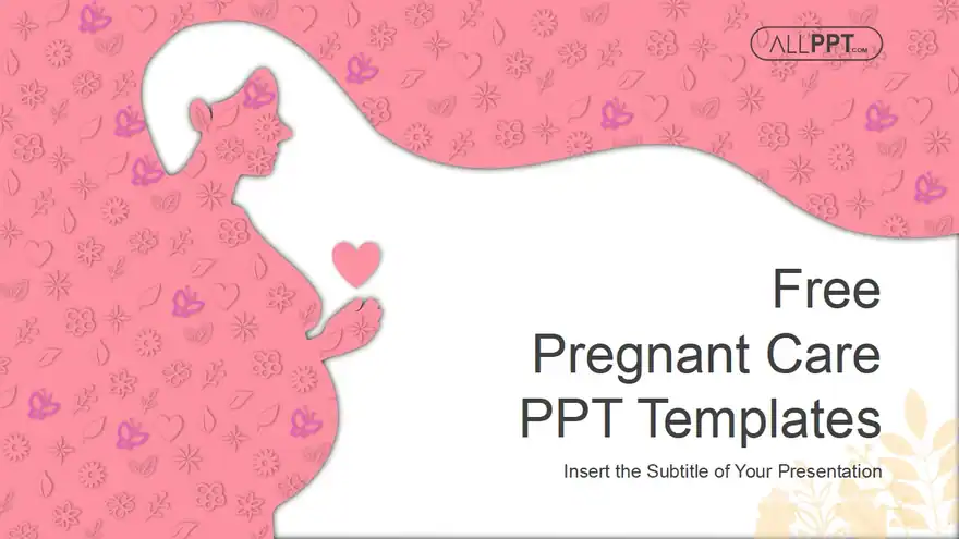 Pregnant Woman Care PowerPoint Templates
