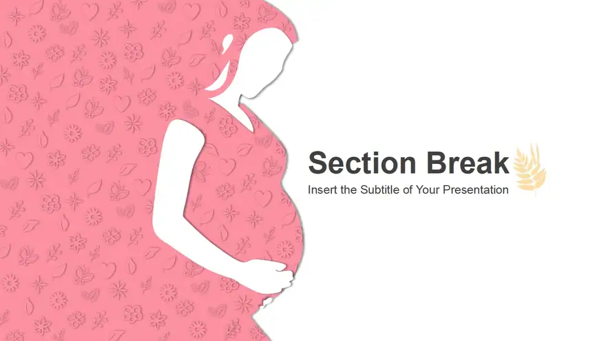 Pregnant Woman Care PowerPoint Templates