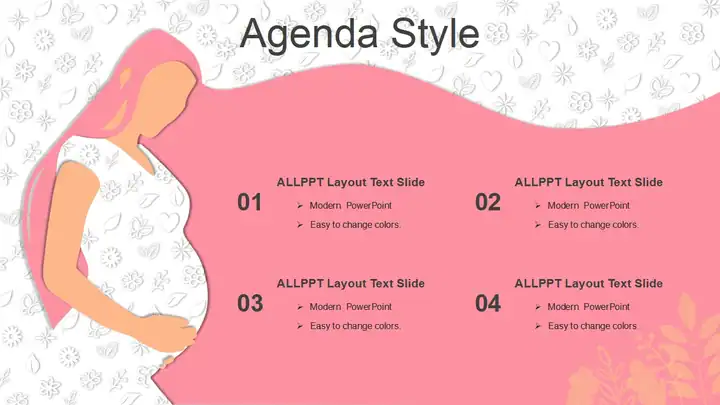 Pregnant Woman Care PowerPoint Templates