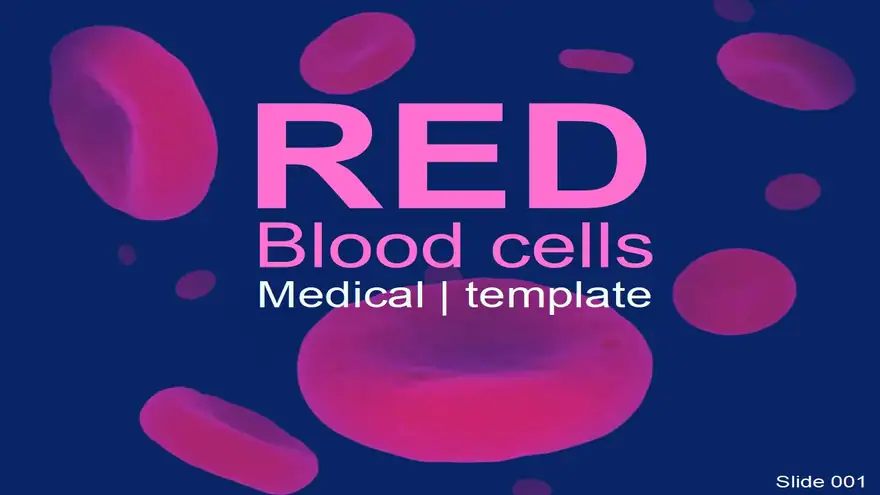 Red Blood Cells Medical PowerPoint Template