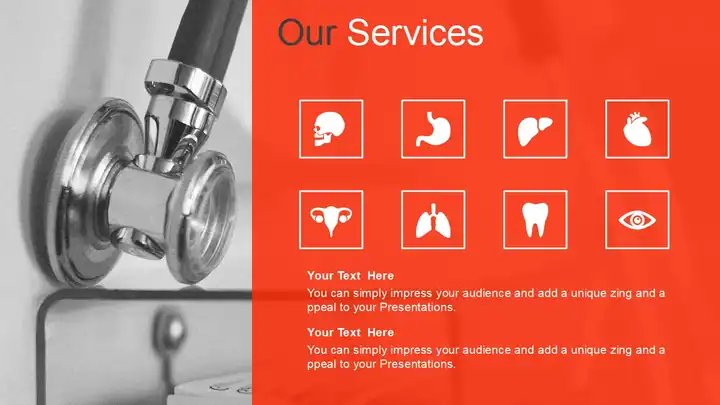 Stethoscope Hospital Symbol PowerPoint Template