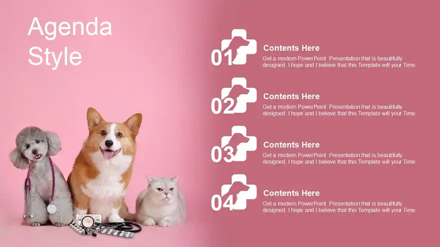 Veterinary Clinic Services PowerPoint Templates