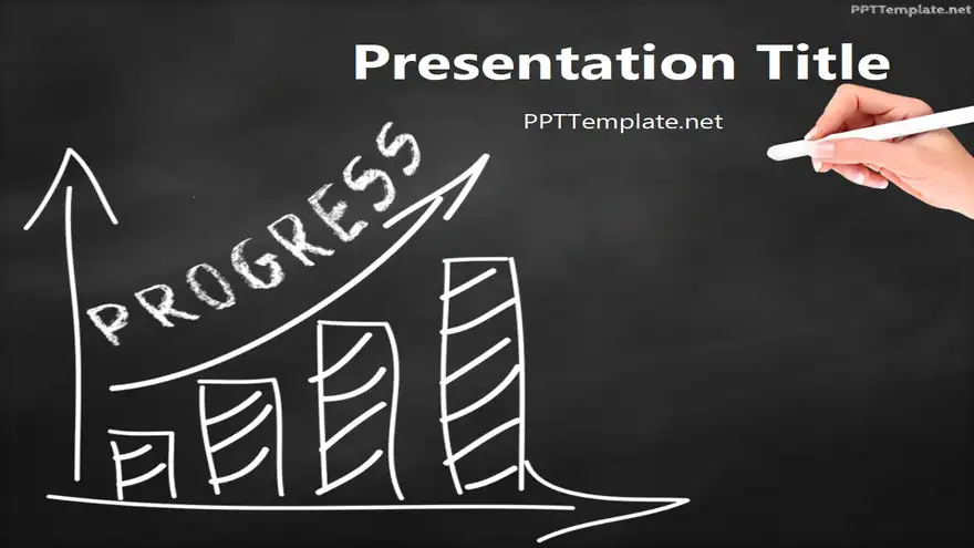 20395-progress-chalkhand-black-ppt-template