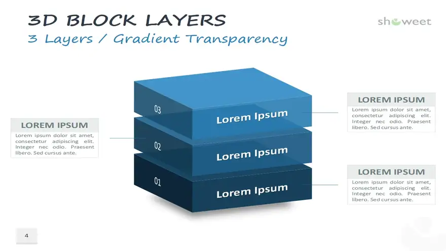 3D Block Layers for PowerPoint