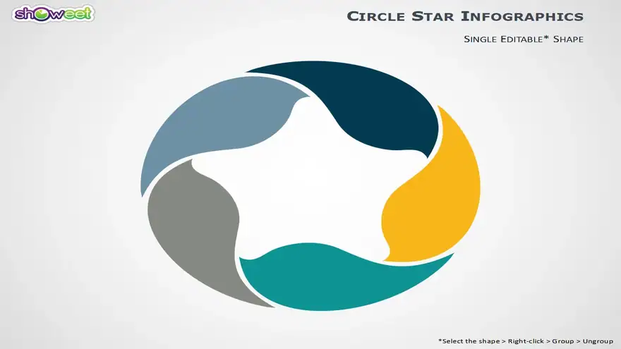 5 Stages Circular PowerPoint Diagram