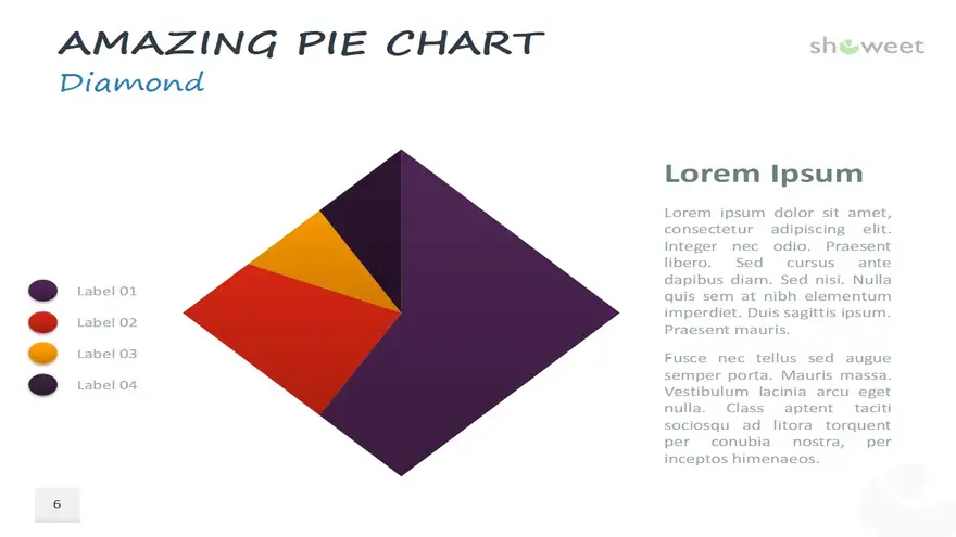 Amazing Pie Charts 2 for PowerPoint