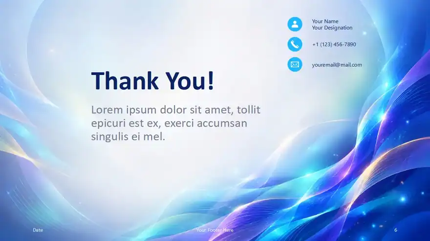 Aurora Waves Template