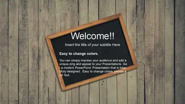 Back to School PowerPoint Template