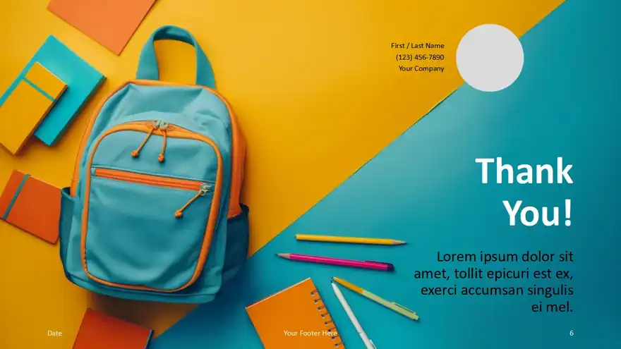 Back-to-School Vibes Template