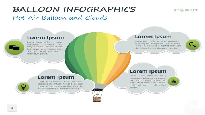 Balloon Infographics for PowerPoint and Google Slides
