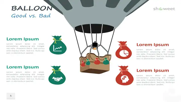 Balloon Infographics for PowerPoint and Google Slides