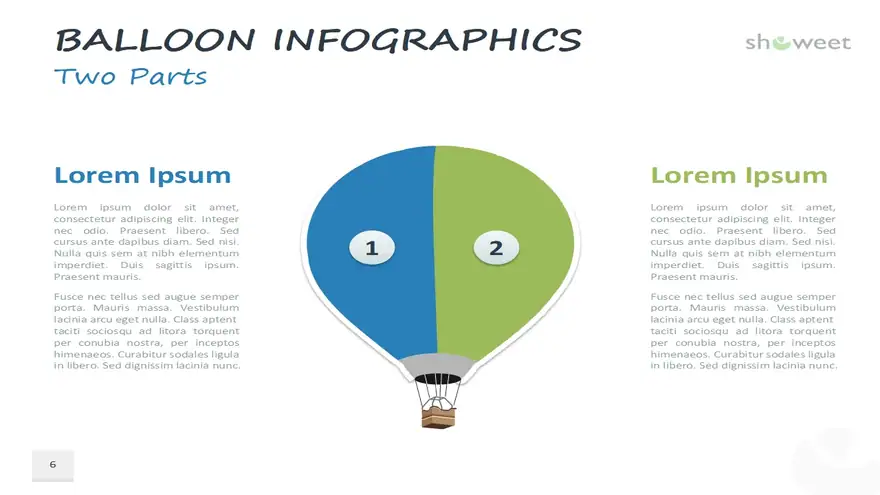 Balloon Infographics for PowerPoint and Google Slides