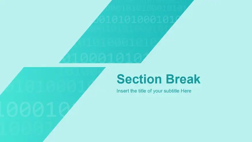 Binary Code PowerPoint Template