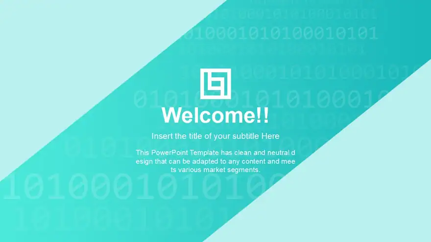 Binary Code PowerPoint Template
