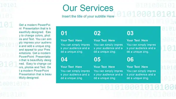 Binary Code PowerPoint Template