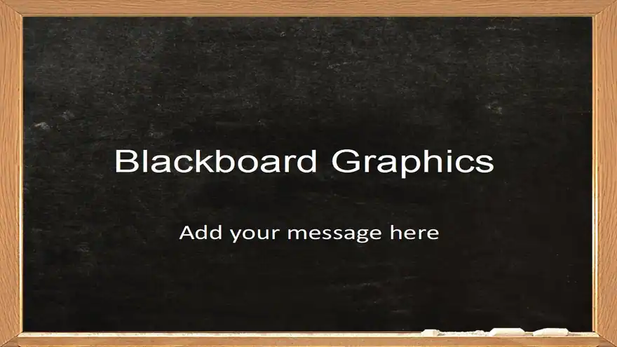 Blackboard Graphics Template