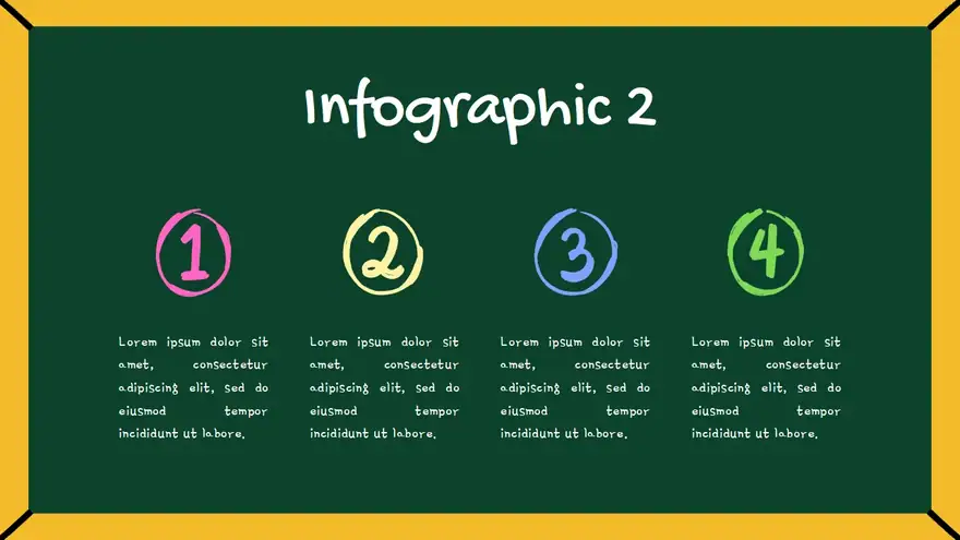 Chalkboard Infographics Slides