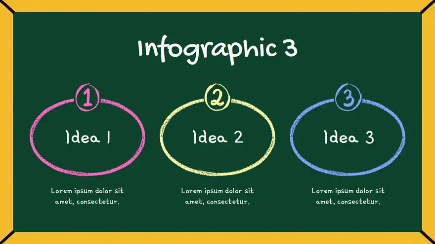 Chalkboard Infographics Slides