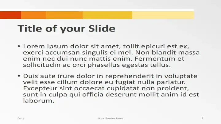 Chart Palette Template for PowerPoint and Google Slides