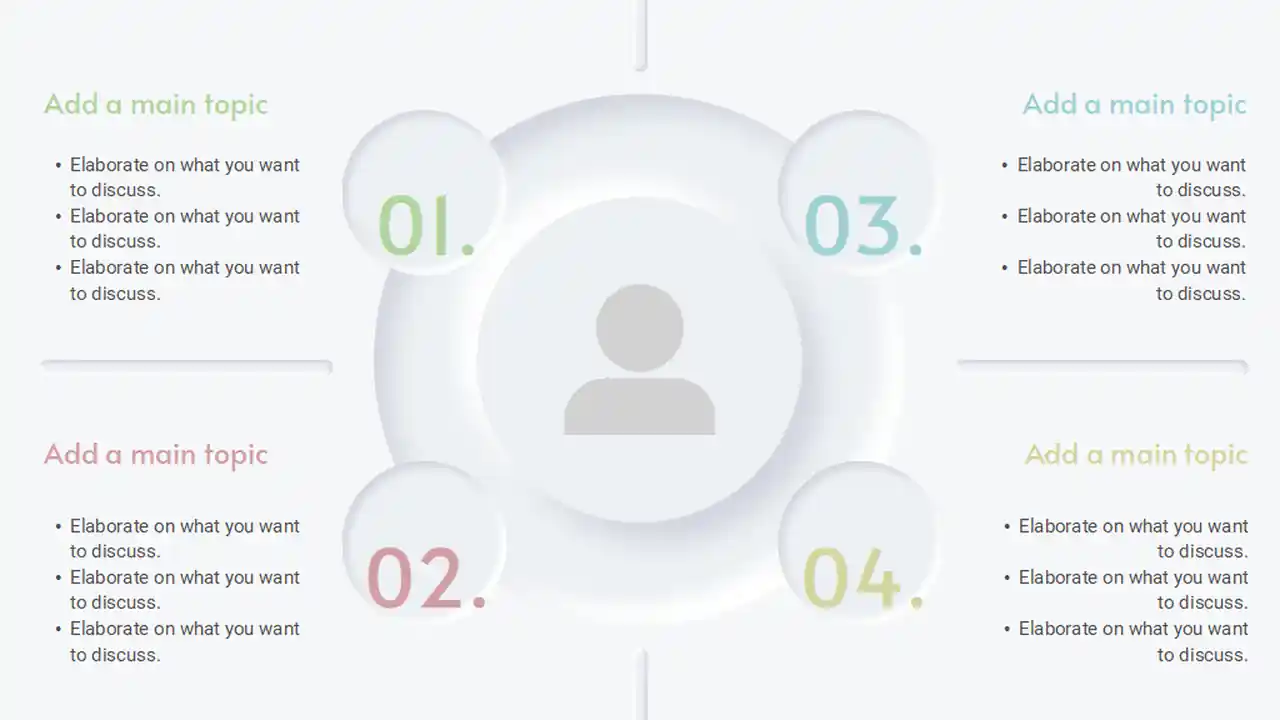 Circular Process Flow with Arrows Infographic