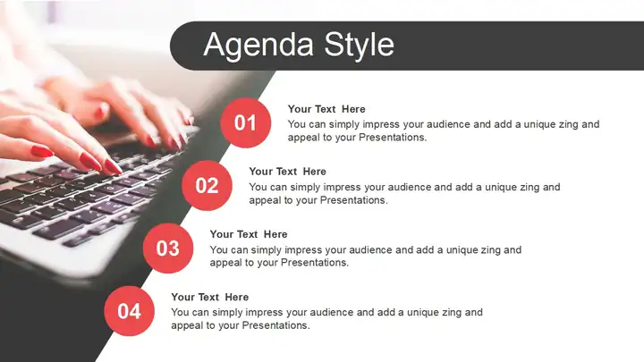 Computer Business Using Laptop PowerPoint Template
