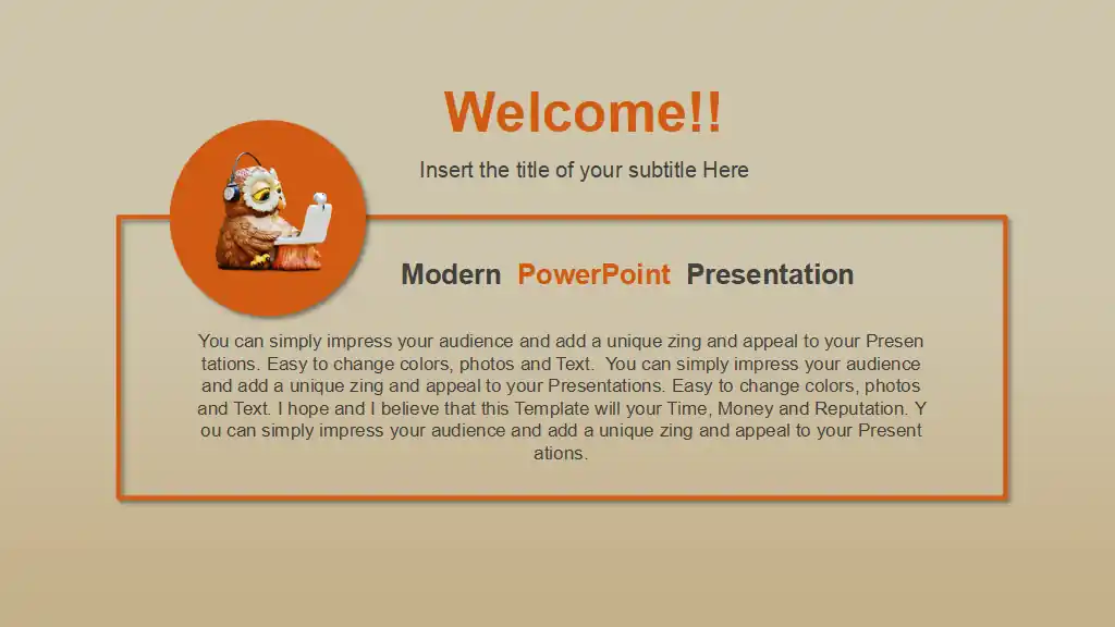 Computer Education Concept PowerPoint Template