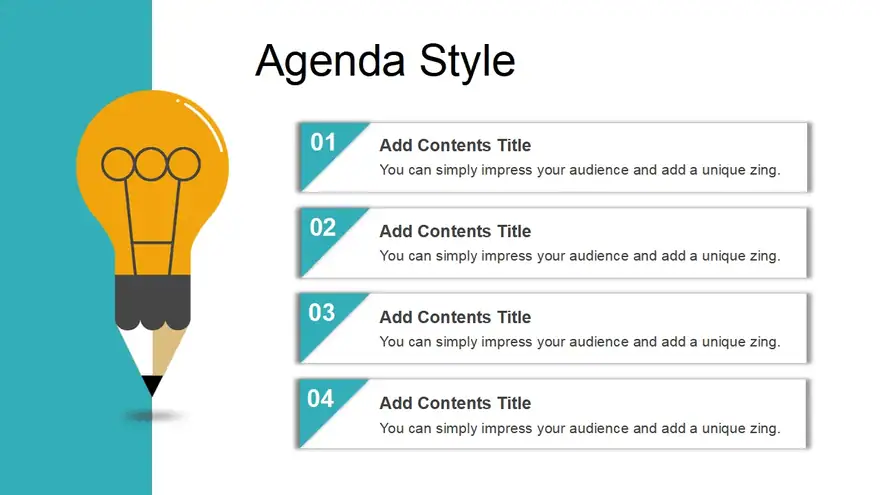 Creative Idea Bulb PowerPoint Template